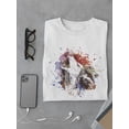 thumbnail image 3 of Paint Blot Howling Wolf Tee Men's -Image by Shutterstock, 3 of 4