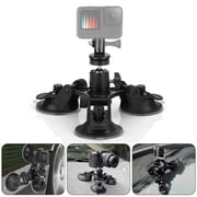 EEEkit Camera Tripod Holder for Car, Suction Cup Mount with 1/4'' Screw Adapter Fit for Nikon Canon Sony Action Camera, GoPro Hero 10 9 8 7 6 5 SJCAM