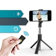 thumbnail image 2 of Bluetooth Selfie Stick, Extendable Portable Selfie Stick Adjustable Telescopic Rotation Stick with Tripod Remote Control, Phone Holder for Smartphones, 2 of 5