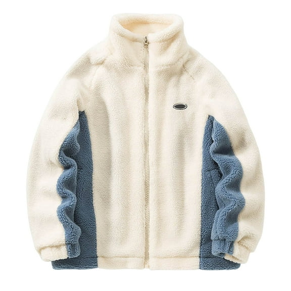 Men Summer Outfits on Field Tech for Men Casual Winter Jacket for Men Warm Light Jackets Flannel Sweater Jacket Medium Tall Mens Polyester Winter Plane Will Beige 2XL