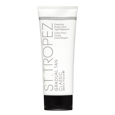 St. Tropez Gradual Self Tan Everyday Body Lotion, Light/Medium, 6.7 (The Best Gradual Self Tanning Lotion)