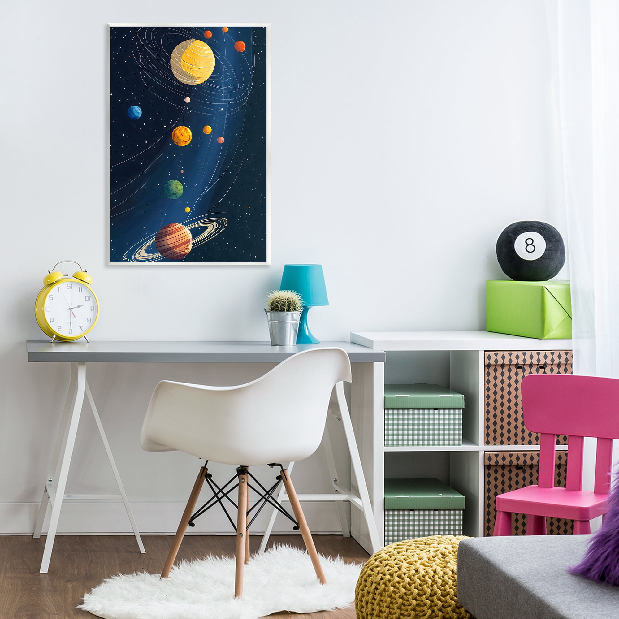Stupell Industries Planets Aligned in Celestial Orbit Wall Plaque Art, design by Creative Studio