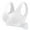 White, variant on 2 Pack Bras for Women Comfort Sports Seamless Wirefree Breathable Yoga Sleep Workout Running Bras