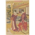 thumbnail image 3 of Toyokuni Utagawa 11x14 Black Modern Framed Museum Art Print Titled - Courtesans and Attendants (ca. 1790-1795), 3 of 5