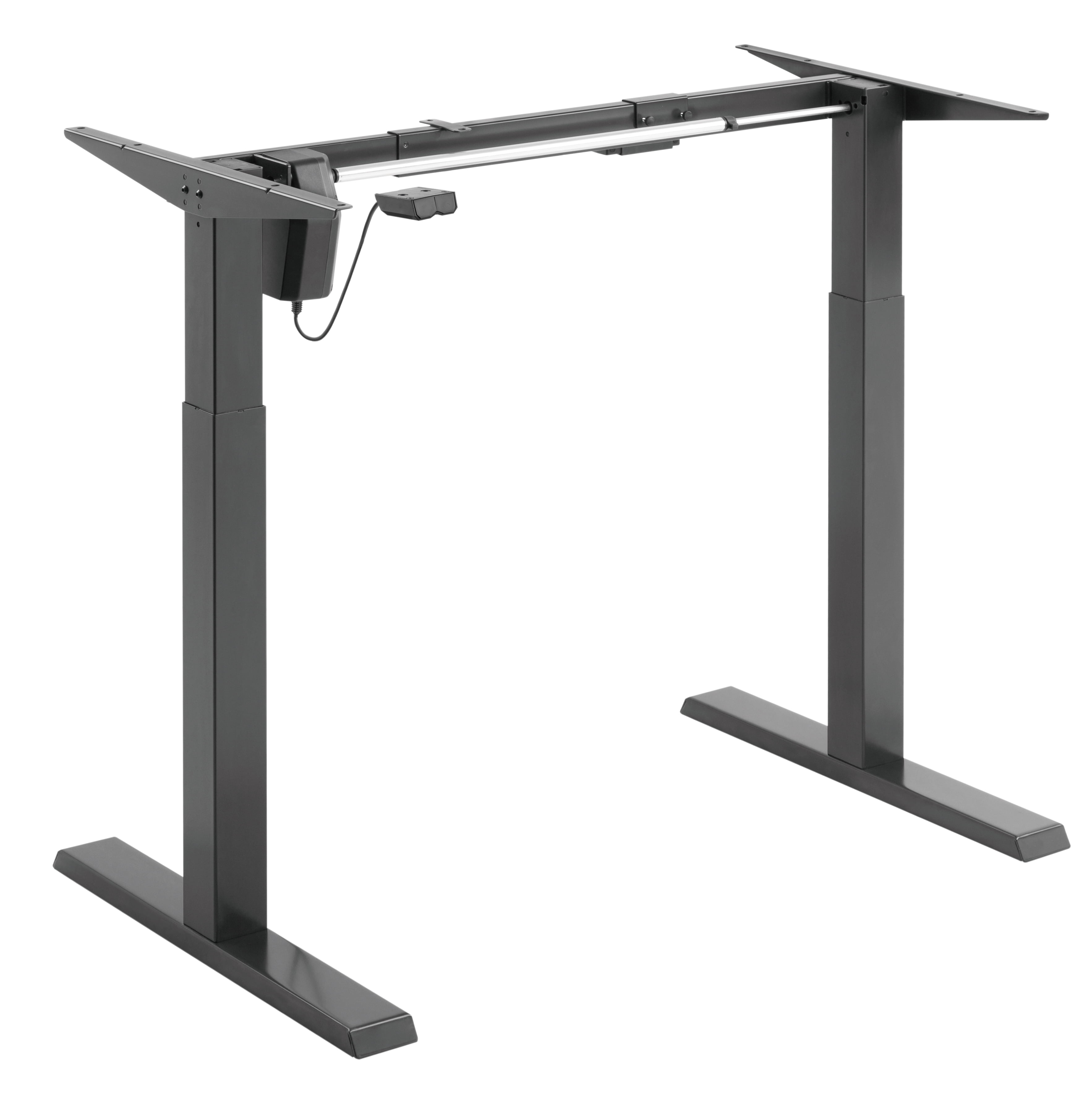 Uplite Electric Stand Up Desk Frame – Height & Width Adjustable, Motorized Heavy Duty Base, 154 Lbs Capacity, Frame Only (White) - View #6