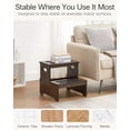 thumbnail image 4 of Bed Step Stool - Heavy Duty 2-Step for Adults & Seniors, 400 lbs Capacity, Non-Slip Wood Steps for Bedroom Bathroom, 4 of 6