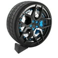 thumbnail image 3 of FONDOTIN Compact Rubber Wheel Chock for Vehicle Tire Stopper with Antislip Feature for Rv and Cars, 3 of 7