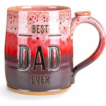 Honeeladyy Ceramic Coffee Mug Fathers Day Gift for Dad, Birthday Gifts from Daughter Son, Novelty Birthday Present for Father, Husband, Stepfather, Large Ceramic Gradient Coffee Mug