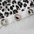thumbnail image 4 of Feelyou Leopard Print Black Out Curtains, Polkadots Stars Curtains Pack of 2 (42x63 Each), 4 of 6
