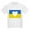 White, variant on CafePress - Ukraine Heart T Shirt - Light T-Shirt Kids XS-XL