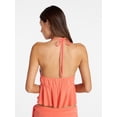 thumbnail image 3 of No Boundaries Starfish Charm Coverup Halter Top, Women's XXS-XXL, 3 of 5