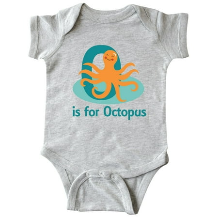 

Inktastic O is for Octopus monogram Gift Baby Boy or Baby Girl Bodysuit