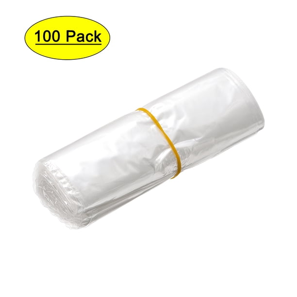 Uxcell 10 pulgadas x 6 pulgadas Bolsas de Envoltura Retráctil Transparentes Paquete de Sellado 100 Paquete