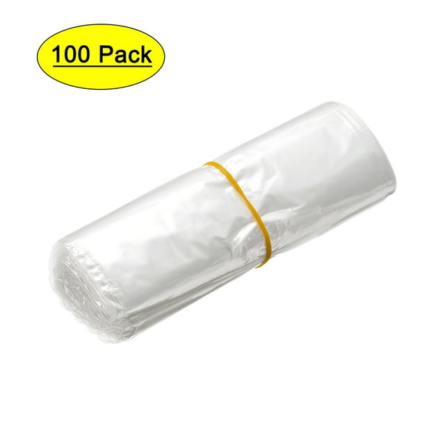Uxcell 10 pulgadas x 6 pulgadas Bolsas de Envoltura Retráctil Transparentes Paquete de Sellado 100 Paquete