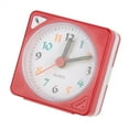 thumbnail image 1 of Alarm Clock, Mini Travel Table Alarm Clock Quartz LED Light With Snooze Function Battery Operated Blue, 1 of 8
