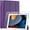 Dark Purple, variant on for 10.2 Inch iPad 9th Generation Case 2021, with [ Glass Screen Protector ]/ iPad 8th Generation Case 2020/ iPad 7th Generation Case 2019, Slim Stand Translucent Back Shell Cover, Dark Blue