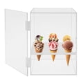 thumbnail image 5 of Ice Cream Cone Cabinet 9-Holes Clear Acrylic Waffle Egg Roll Cone Holder Display, 5 of 6
