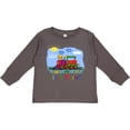 thumbnail image 3 of Inktastic I Love Trains Boys or Girls Long Sleeve Toddler T-Shirt, 3 of 5
