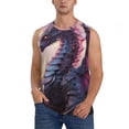 thumbnail image 1 of Balery Dragon Camisetas sin mangas para hombre, absorbe la humedad y protege contra el mal olor.-Small, 1 of 7