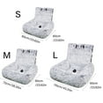 thumbnail image 3 of Car Seat Dog Bed for Road Trips Indoor Pet Cushion Removable Cover Comfortable Pad For Small Breeds Travel Essential, 3 of 8