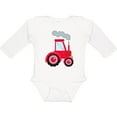 thumbnail image 3 of Inktastic Fun Red Tractor Boys or Girls Long Sleeve Baby Bodysuit, 3 of 5