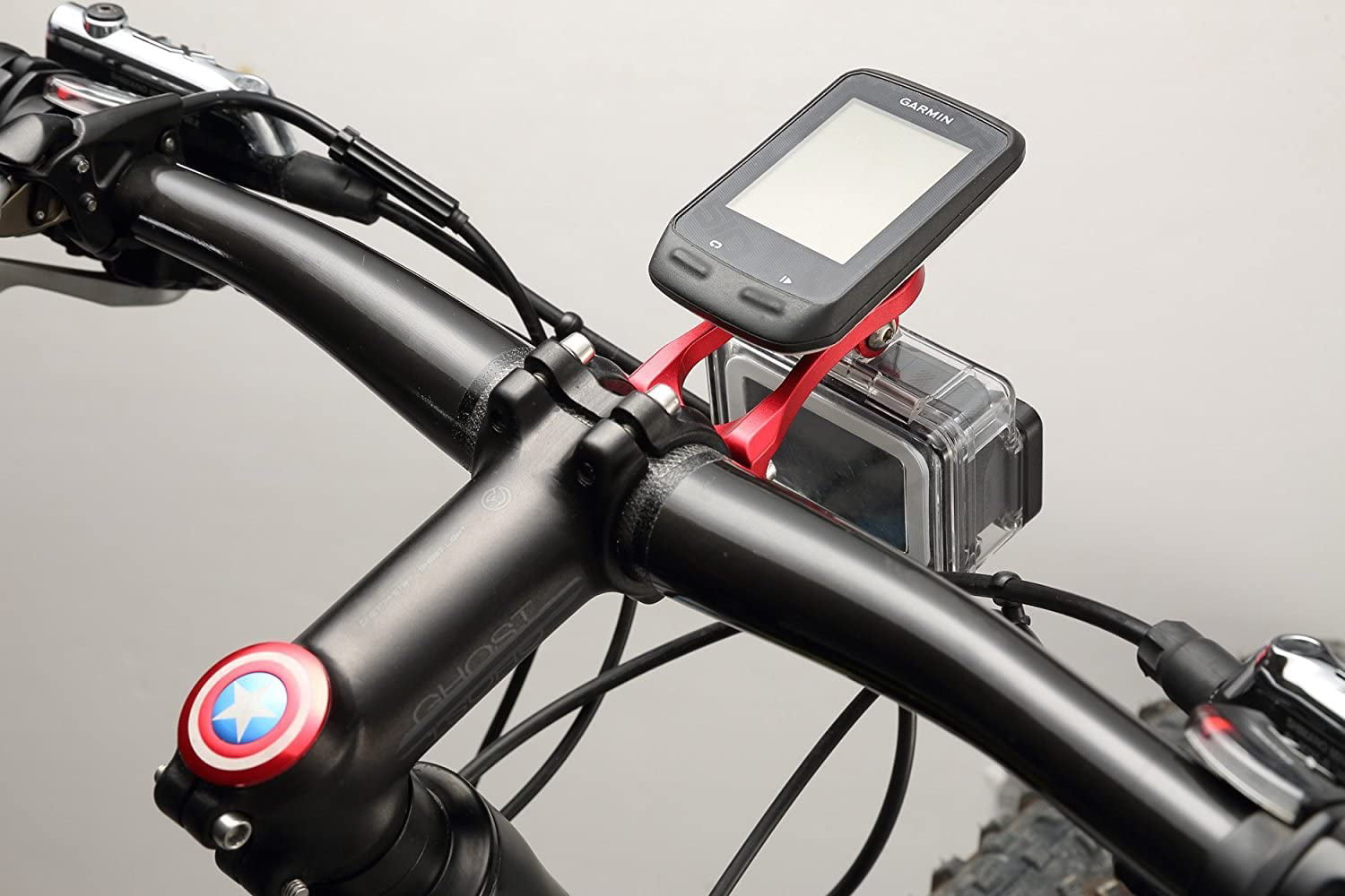 Best Tek Garmin Edge Extended Out-Front Mount, Bike Handlebar Mount for NiteRider Adapter, Sports Camera,Garmin - Walmart.com