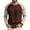 213#Brown, variant on Mens Crewneck T-Shirt Long Sleeve Cotton Shirts Casual Stylish Soft Crew Neck ShirtsShirts Coffee 3XL