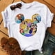 thumbnail image 5 of Camiseta de dibujos animados de Disney para mujer, ropa Y2k de princesa linda, camiseta gráfica Kawaii, de manga corta Camisetas estampadas, camisetas ajustadas, 5 of 5