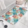 thumbnail image 3 of Pioneer Flower Floral Print Flannel Non Slip Door Rugs,Washable Door Mats Indoor,Decorative Door Mats,Dirt-Resistant and Absorbent Doormat for Entrance,Bedroom,Kitchen,Bathroom,31.5"x17", 3 of 4