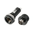 thumbnail image 3 of 14mm Thread Screw Cap Panel Mounted 6mmx30mm Fuse Holder AC 125V/15A 250V/10A Black 4Pcs, 3 of 3