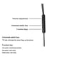 thumbnail image 5 of Auriculares Biauriculares Antirradiación de Aire Estéreo de 3,5 Mm con Cable, 5 of 8