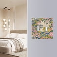 thumbnail image 4 of Yayeee Toggle Light Switch Wall Plate 2-Gang 4.56"x4.48" Decorative Outlet Cover, Pink Floral Wave, 4 of 7