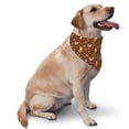 thumbnail image 2 of JUNZAN Autumn Thanksgiving Dog Bandanas,Dog Bandanas Scarf Triangle Bibs Kerchief Flannel Thicken Cotton Bandana for Small Medium Large Dogs and Cats, 2 of 6