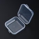 thumbnail image 4 of 10 cajas organizadoras de plástico para guardar cuentas, con tapa abatible. Estuche pequeño de plástico, mini cajas cuadradas para manualidades y arte., 4 of 4