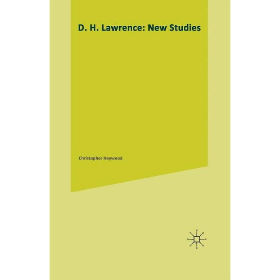 Studies in 20th Century Literature: D. H. Lawrence: New Studies (Paperback)