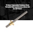 thumbnail image 2 of <p>Screw Rod, T8 Screw, 8mm Trapezoidal High Temperature Resistance For 3D Printer Replacement Parts</p>, 2 of 7