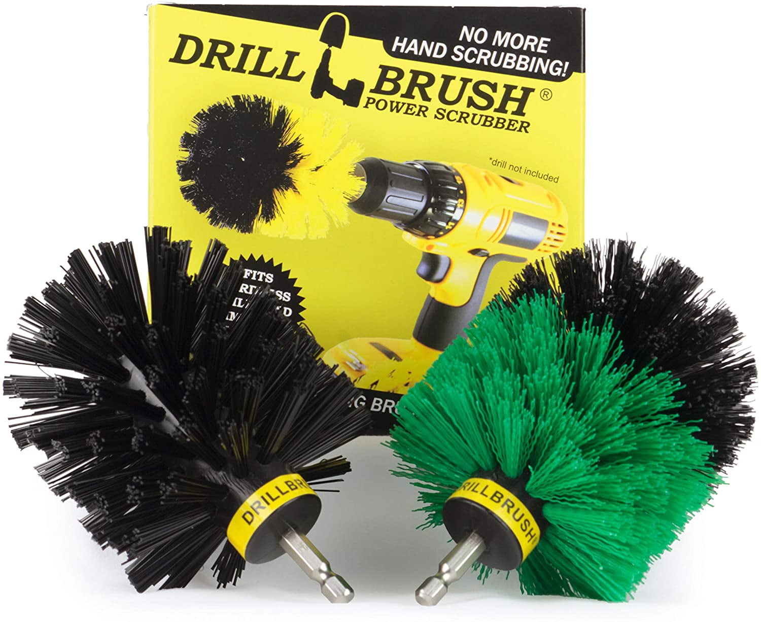 Indoor and Outdoor Electric Power Scrub Brush Kit Includes two Original