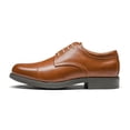 thumbnail image 2 of Bruno Marc Men's Oxford Classic Lace Up formal Dress Shoes Downing-01 Brown Size 12, 2 of 8