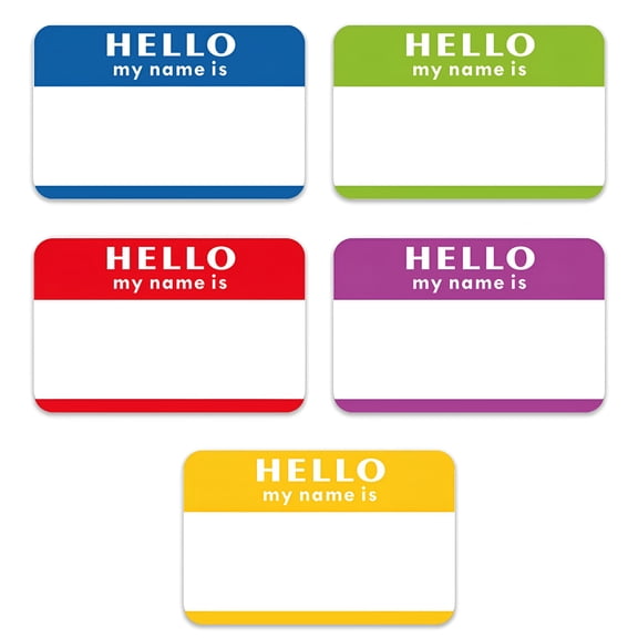 CCOCC 300 pcs Name Tags Stickers Hello My Name Is Labels for Office Meeting School