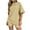 Khaki, variant on TIHLMK 2 Piece Outfits for Women Women Fashion Casual Summer Printing Short Sleeve O-Neck Top And Shorts Set Gift for Women