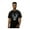 black, variant on ROOK Mens The Panther Graphic T-Shirt, Black, Medium