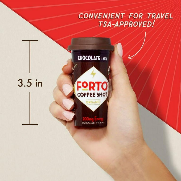 FORTO Coffee Shots - 200mg Caffeine, Variety Pack, Ready-to-Drink
