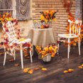 thumbnail image 4 of Uxcell Fall Garlands 5.6Ft, Artificial Autumn Maple Leaves Garland Hanging Decoration, Red/Yellow 2 Pcs, 4 of 7