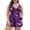 8-purple plus size swimsuit, variant on UPPADA Womens Plus Size Bathing Suits Tummy Control V Neck One Piece Swimsuit Casual Summer Full Coverage Bathing Suit Black,XXXL
