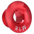 thumbnail image 3 of CANSUCC M18 Tornillos de cubierta de manivela de bicicleta de montaña Tornillo de fijación de brazo de bielas de bicicleta a prueba de herrumbreRojo, 3 of 10