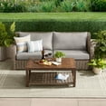 thumbnail image 4 of Better Homes & Gardens Bellamy Outdoor 1pc Sofa, Gray Wicker/Gray Cushion, 4 of 12