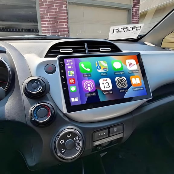 Android 15.0 Apple CarPlay Car Stereo Nav Radio GPS For Honda Fit Jazz 2008-2013
