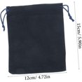 thumbnail image 2 of LoonWear Elegant Velvet Jewelry Bags Drawstring 20PCS Small Business Jewelry Pouches Navy, 2 of 5