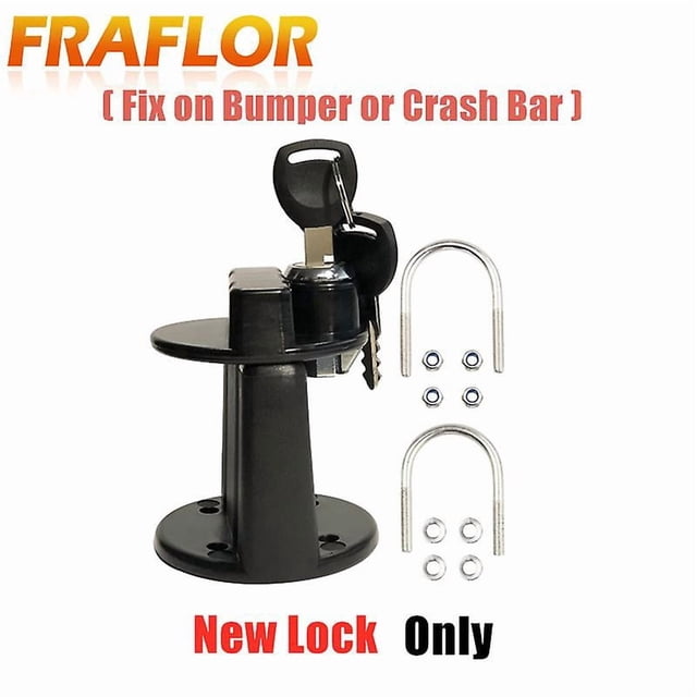 New Bracket Lock Fastener With Key For 3l 5l Fuel Tank Mount Clamp Petrol Can Jerry Cans Holder For Motorcycle Spare Oil Tanks