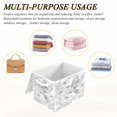 thumbnail image 7 of Ryvnso Peony Flower Bird Drawn Large Lidded Foldable Storage Baskets Cubes Boxes Lids Bin for Home, 7 of 7